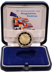 2022 - 2 Euro ITALIA 35º anniversario del Programma Erasmus PROOF
